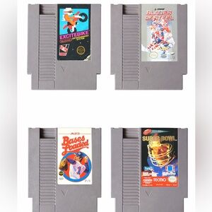 Nintendo NES sports game lot, original, tested and working